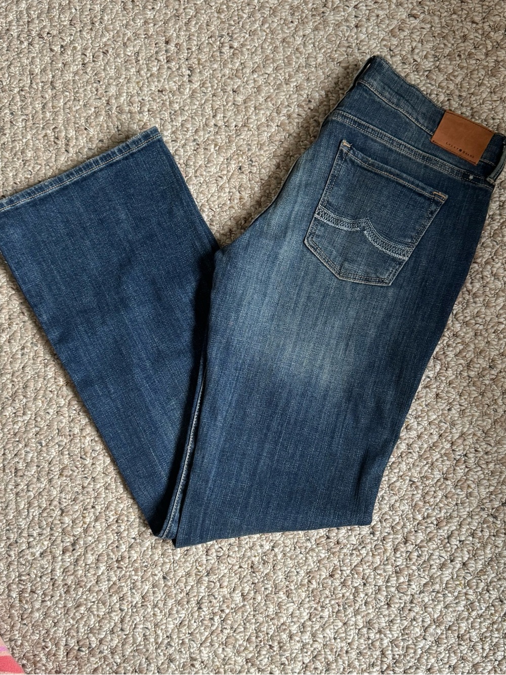 Lucky Brand Women's sweet’n Low Indigo Bootcut Jeans Sz 6/28 low rise EUC